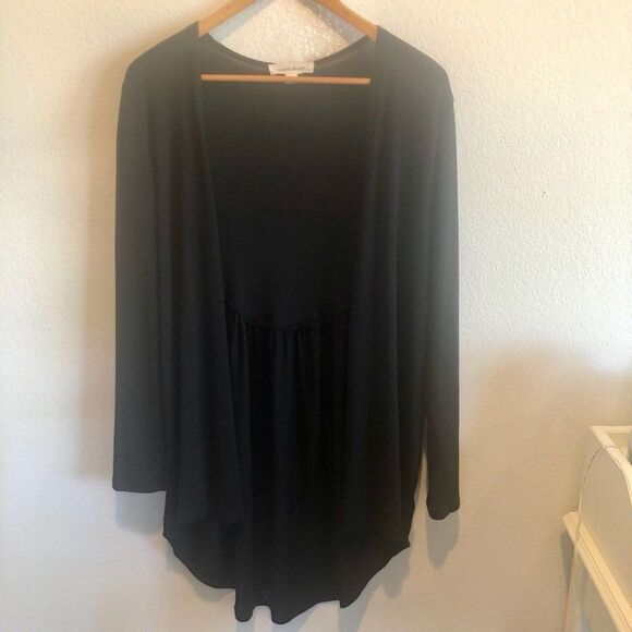 Painted Threads Long Black Cardigan - Picture 8 of 8